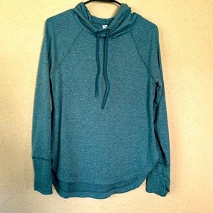 Green hoodie Marika top in great condition